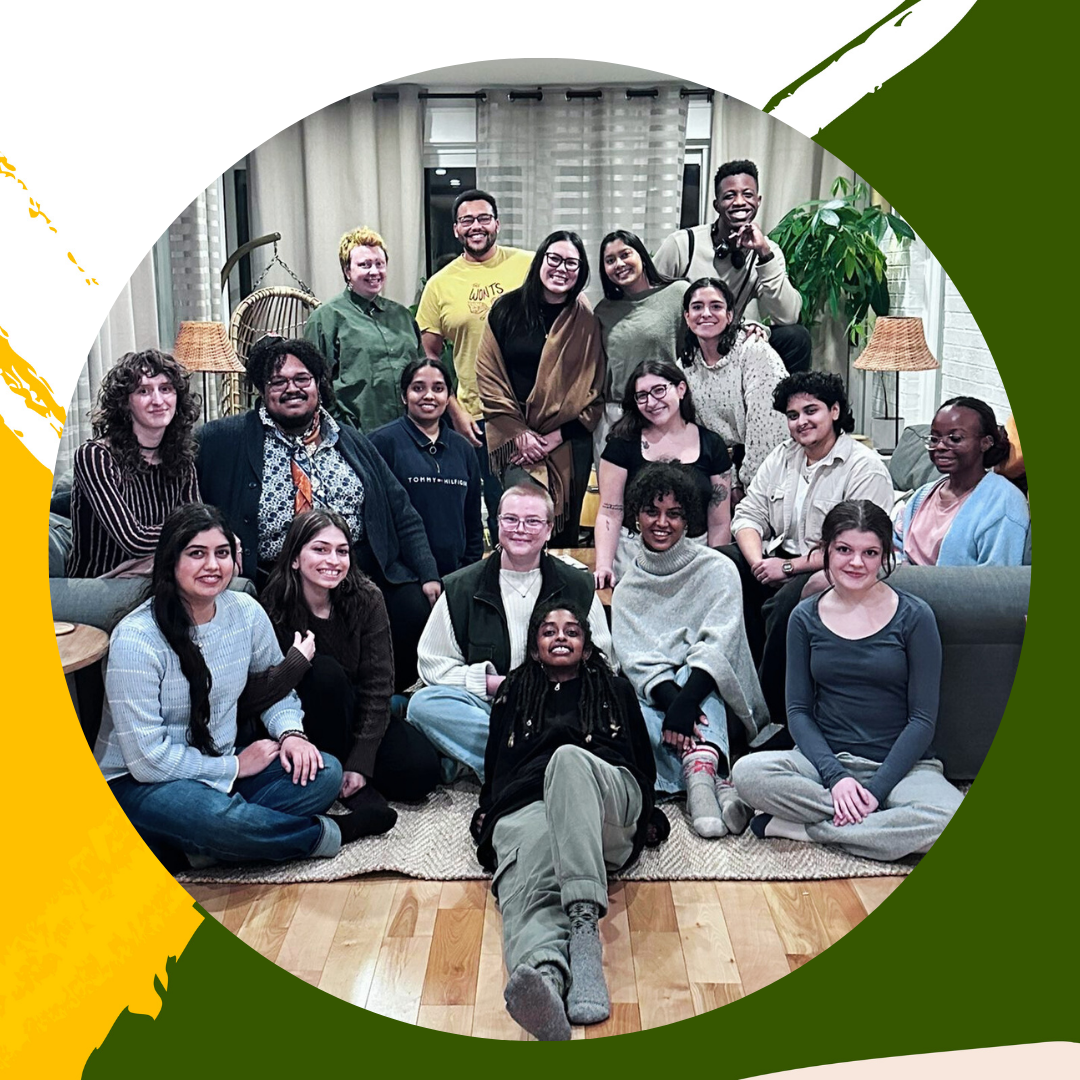 Group photo of approx. 20 young people at the retreat